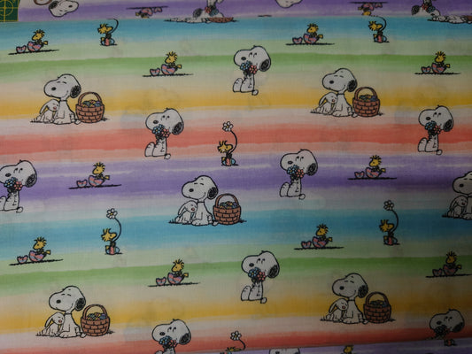 Snoopy Rainbow Nutex 100% cotton