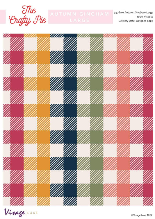 The Crafty Pie Autumn Gingham Large