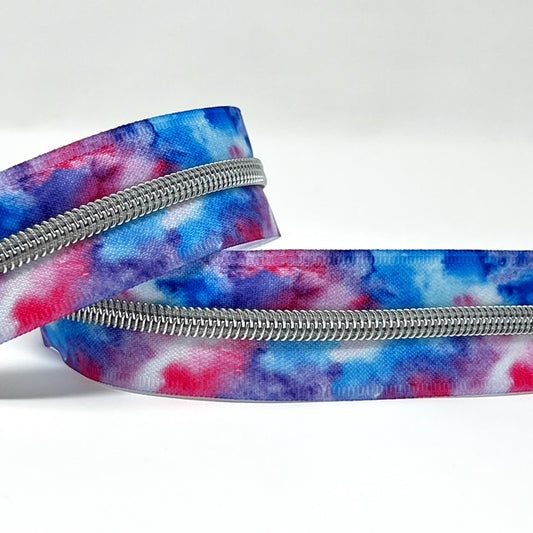 Colourful cloud #5 zip tape