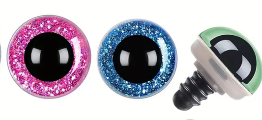 12mm Blue toy eyes x 10