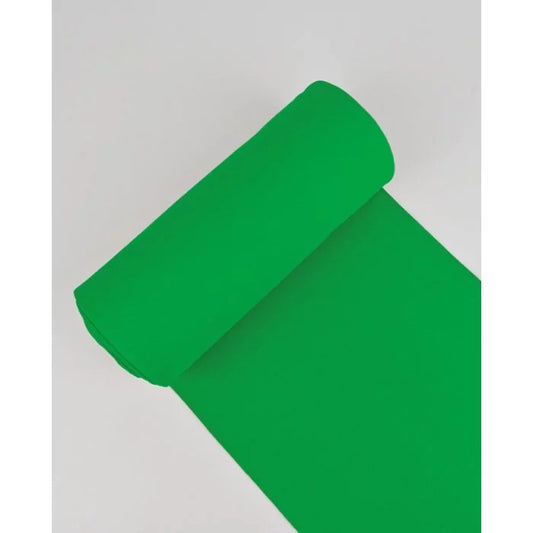 Grass Green Ribbing - half meter