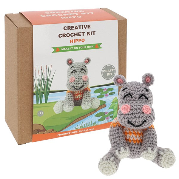 Hippo crochet kit