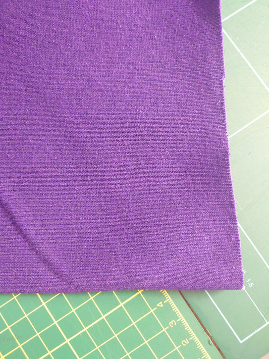 Purple Ribbing Half Meter