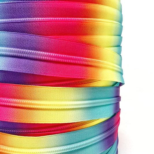 Bright Rainbow Zip Tape #5