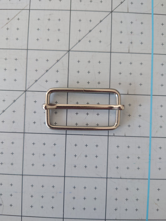 38mm Rectangle Slider - silver