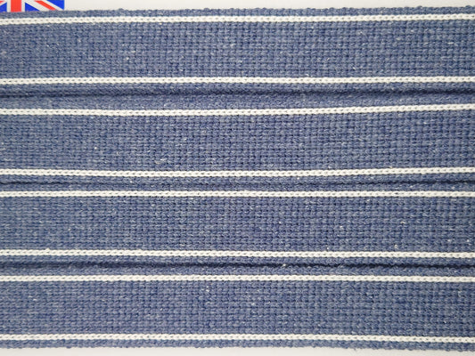 Denim Stripe Webbing 30mm