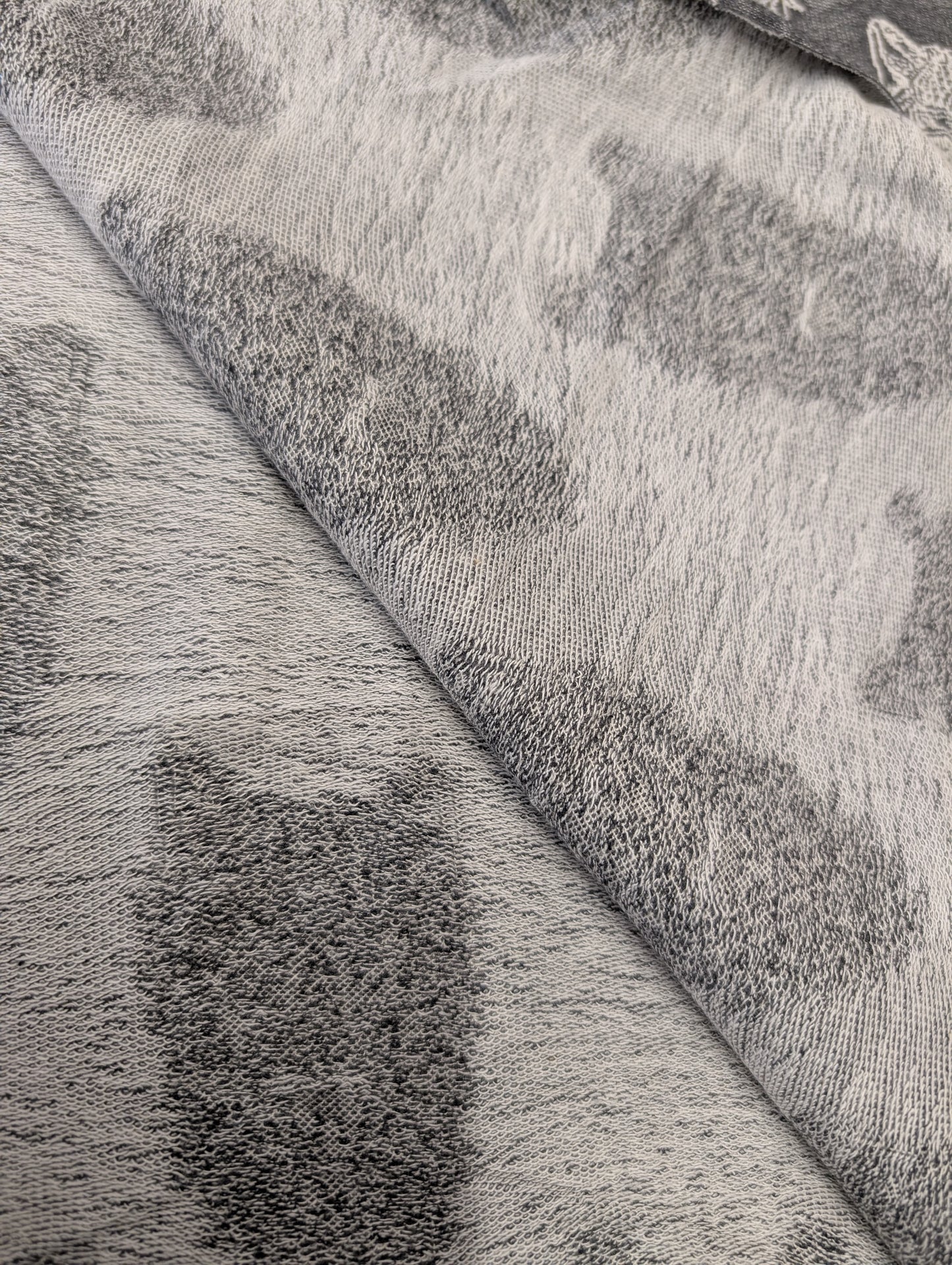 Wolf Knit Jersey/french terry - grey