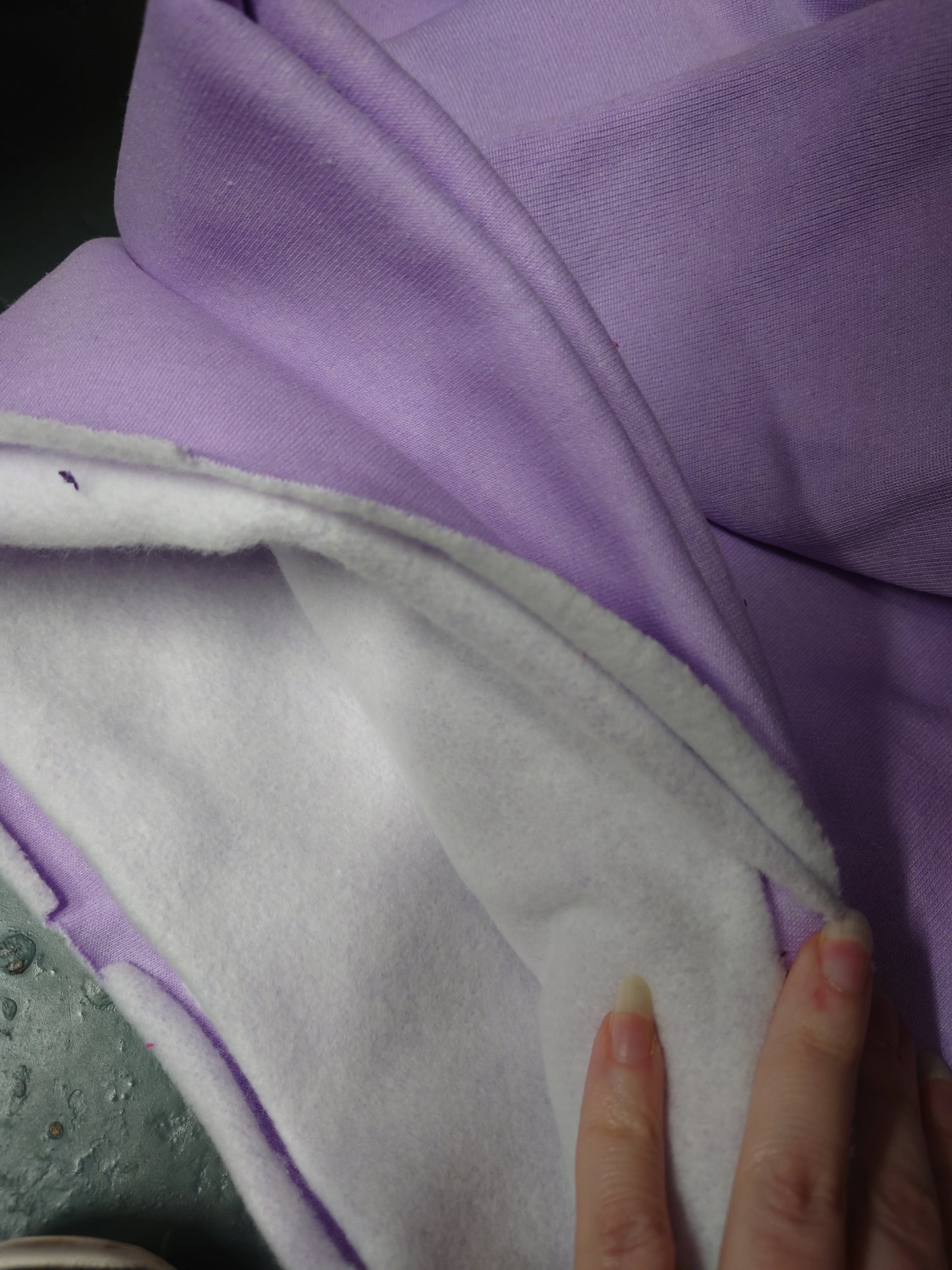 Lilac Sweatshirt (brushed back) 3m for £21