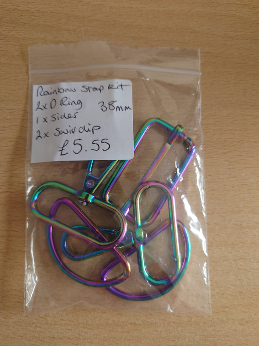 38mm Bag Strap Kit - Rainbow