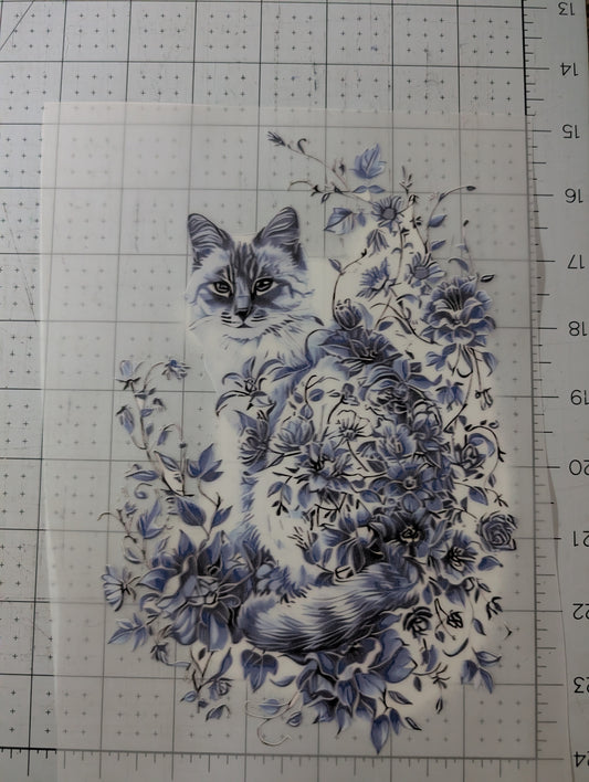 Iron on transfer - Cat 6" x 9"