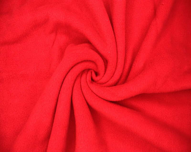 Red Polar Fleece plain