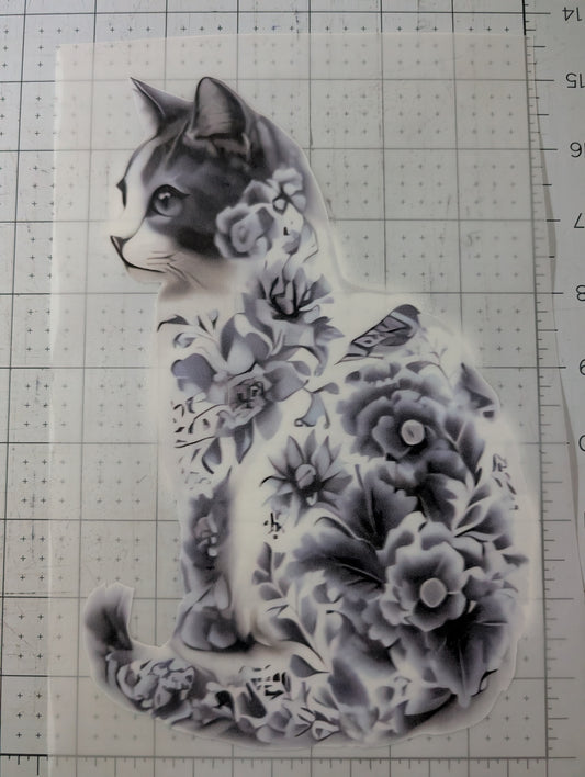Iron on transfer - Cat 6" x 9"