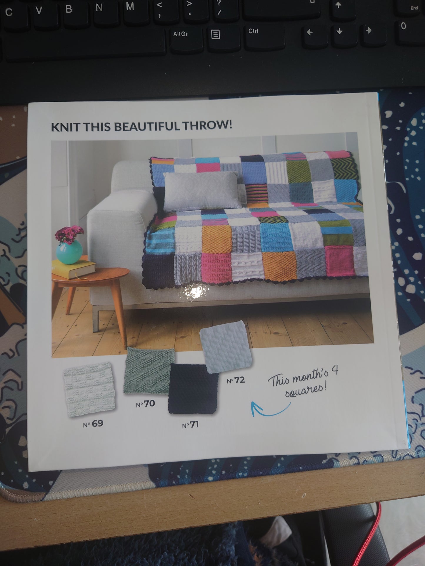 Stitch box, yarn & pattern booklet, box 4