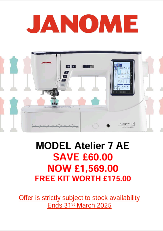 Janome Atelier 7 Anniversary Edition Sewing Machine