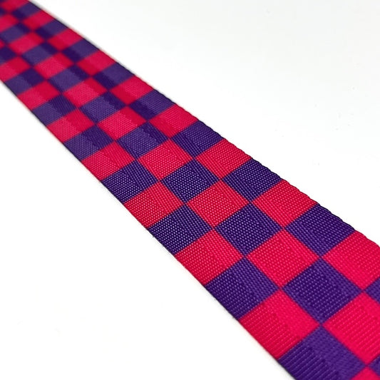 Chequer board webbing 38mm