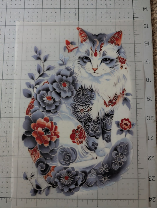 Iron on transfer - Cat 6" x 9"