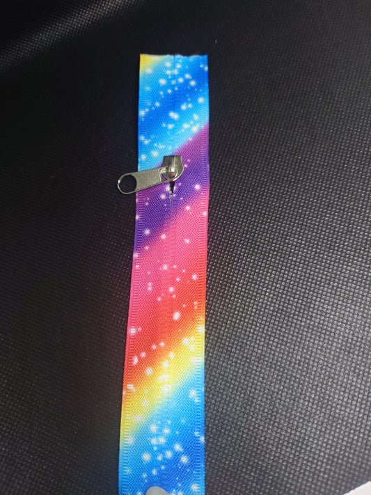 Rainbow print Zipper Tape kit