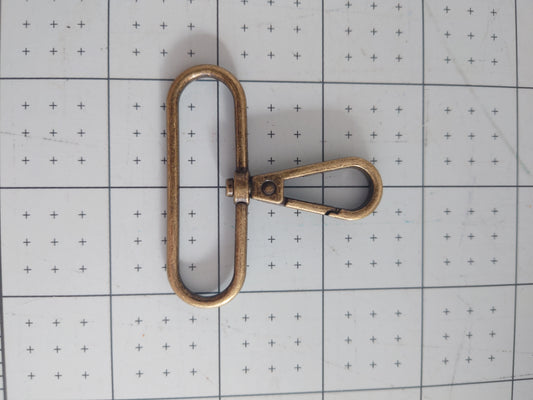 50mm Antique Bass Snap Hooks