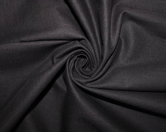 Plain Black 100% Cotton