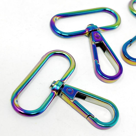 38mm snap hook - Rainbow