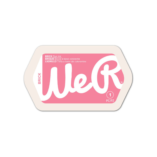 We R Makers - Ink Pad - Dye Ink, brick