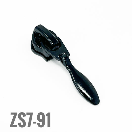 Tear Drop Black #5 zip slider