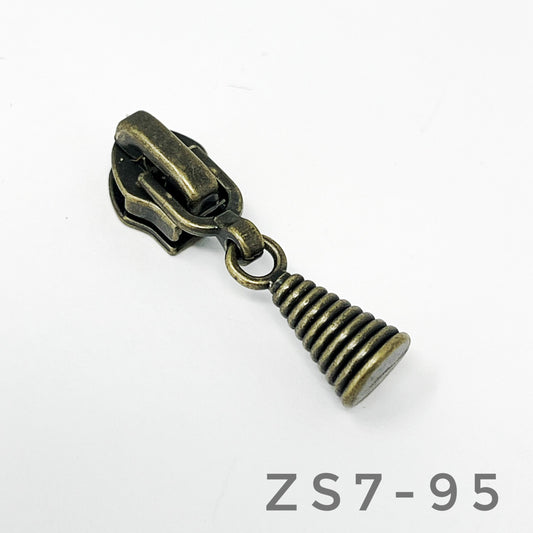 Cone Zip Antique Brass #5 Zip Slider