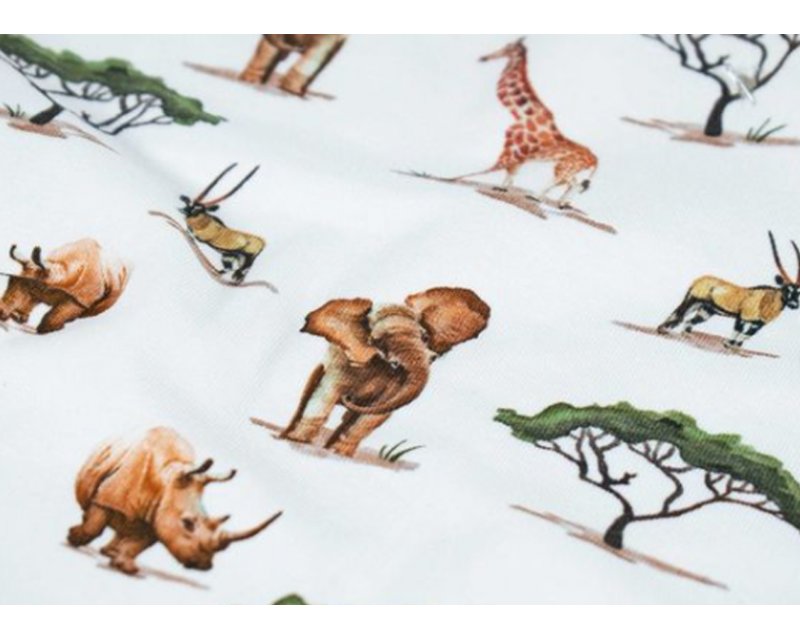 Safari Cotton Jersey by Blooming Fabrics