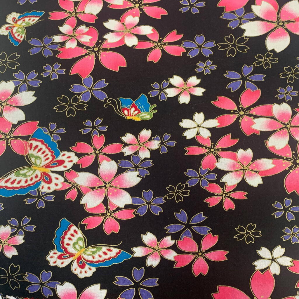 Butterfly Japanese Metallic – Cotton Prints
