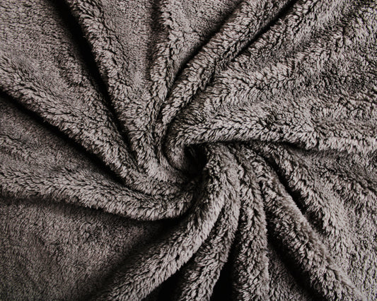 Sherpa Cuddle Fleece - Grey