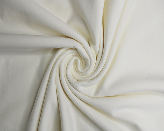 White Cotton French Terry