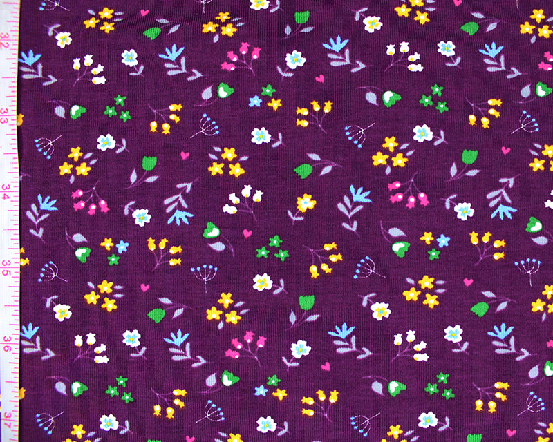 Dainty Flowers Cotton Jersey