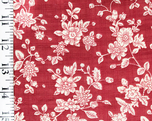 Floral viscose cotton lawn