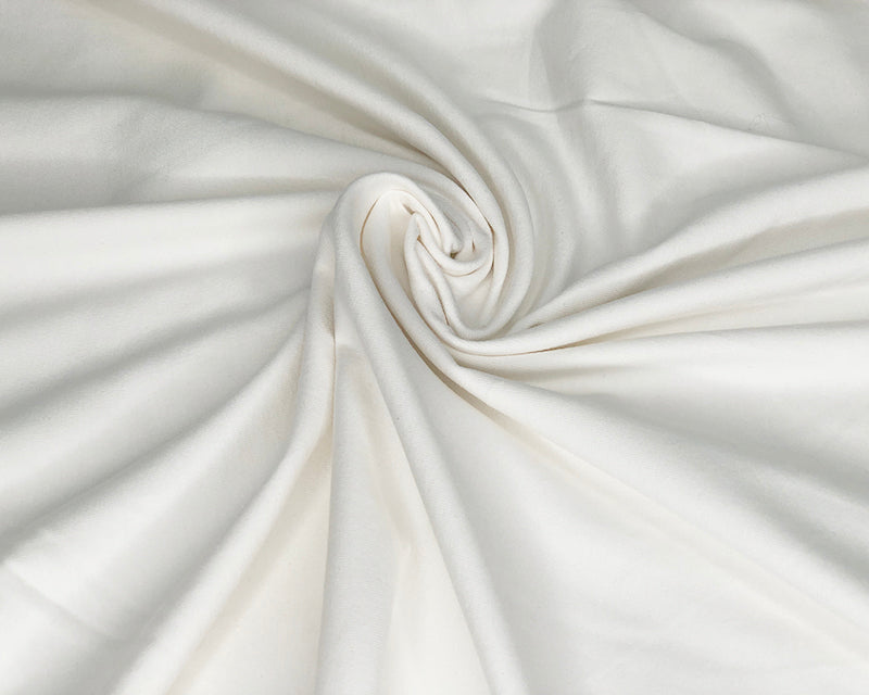 Plain White Cotton Jersey