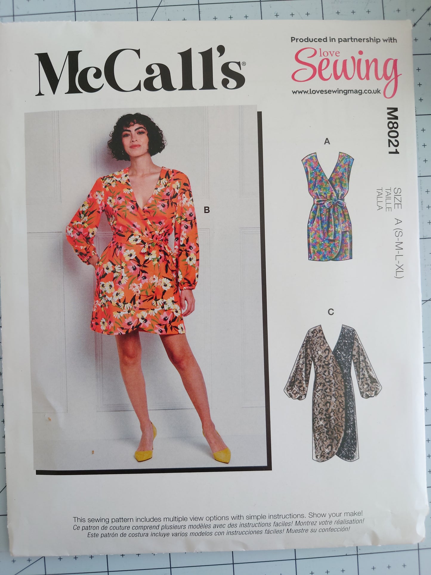 McCall's M8021 Misses' Dress and Belt