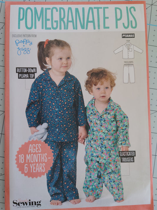 Poppy & Jazzy Kids Pomegranate PJs