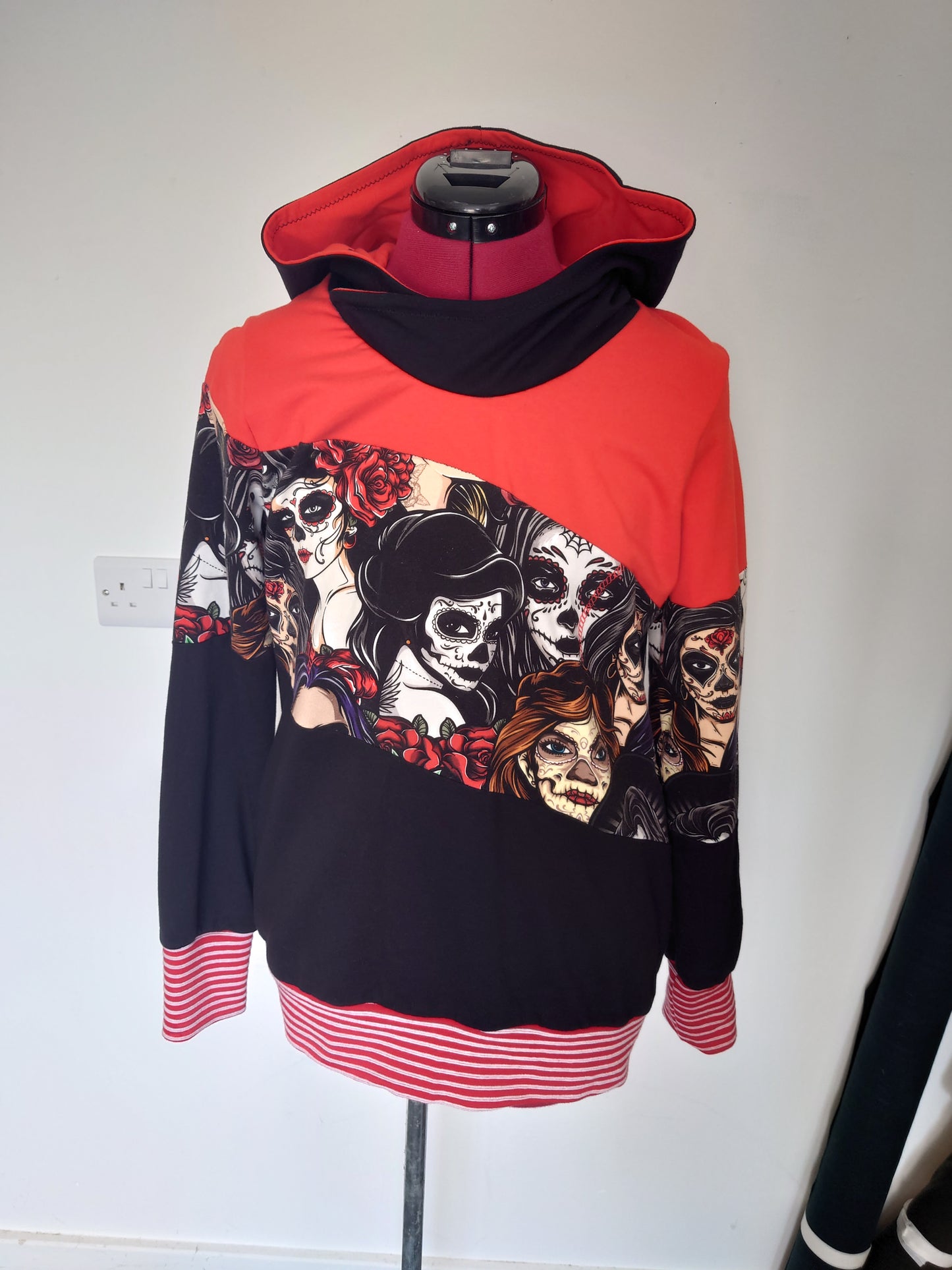 Sugar Skull Ladies Hoodie