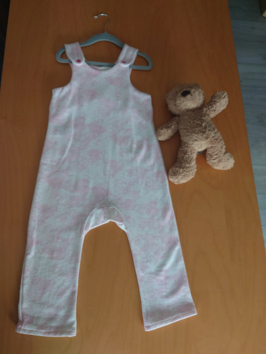 2-3 years Rose Dungarees
