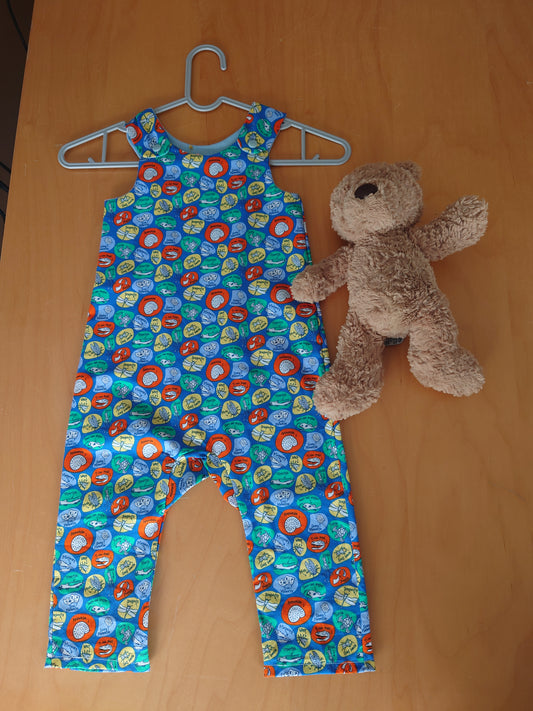 12-18m Science Dungarees