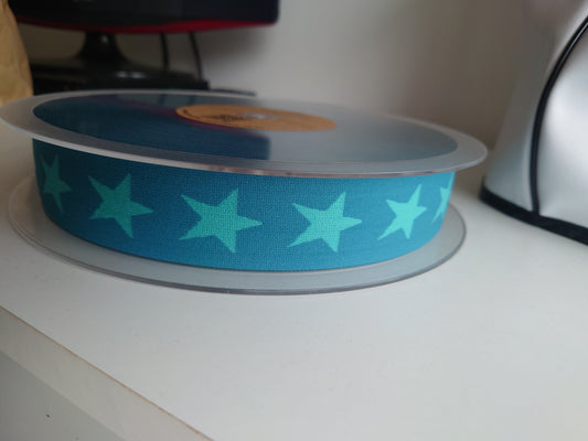 Elastic Tape Star Petrol/Teal