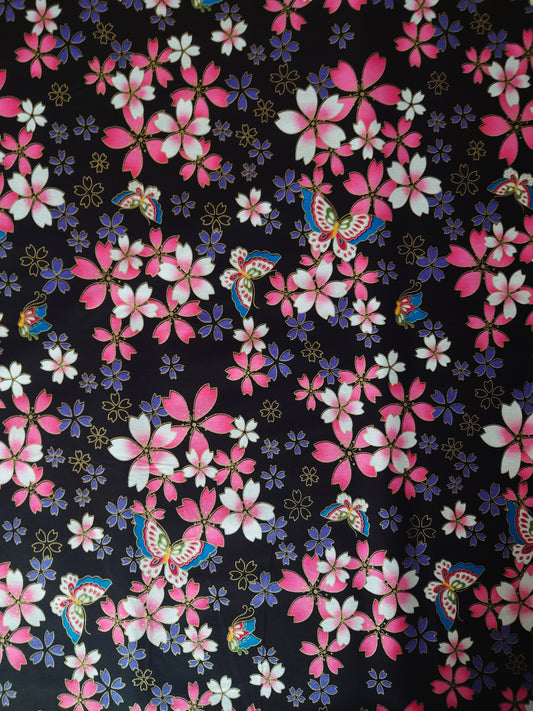 Butterfly Japanese Metallic – Cotton Prints
