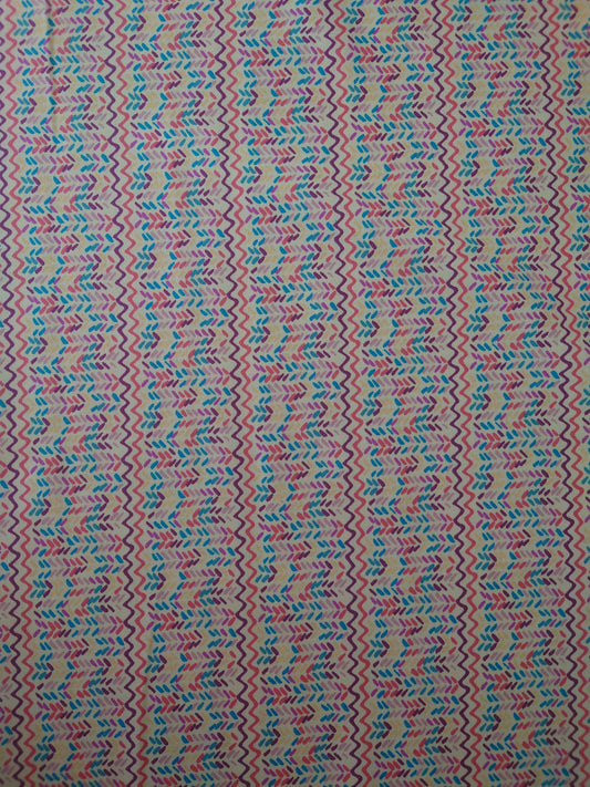 Tropical yellow pattern 100% cotton