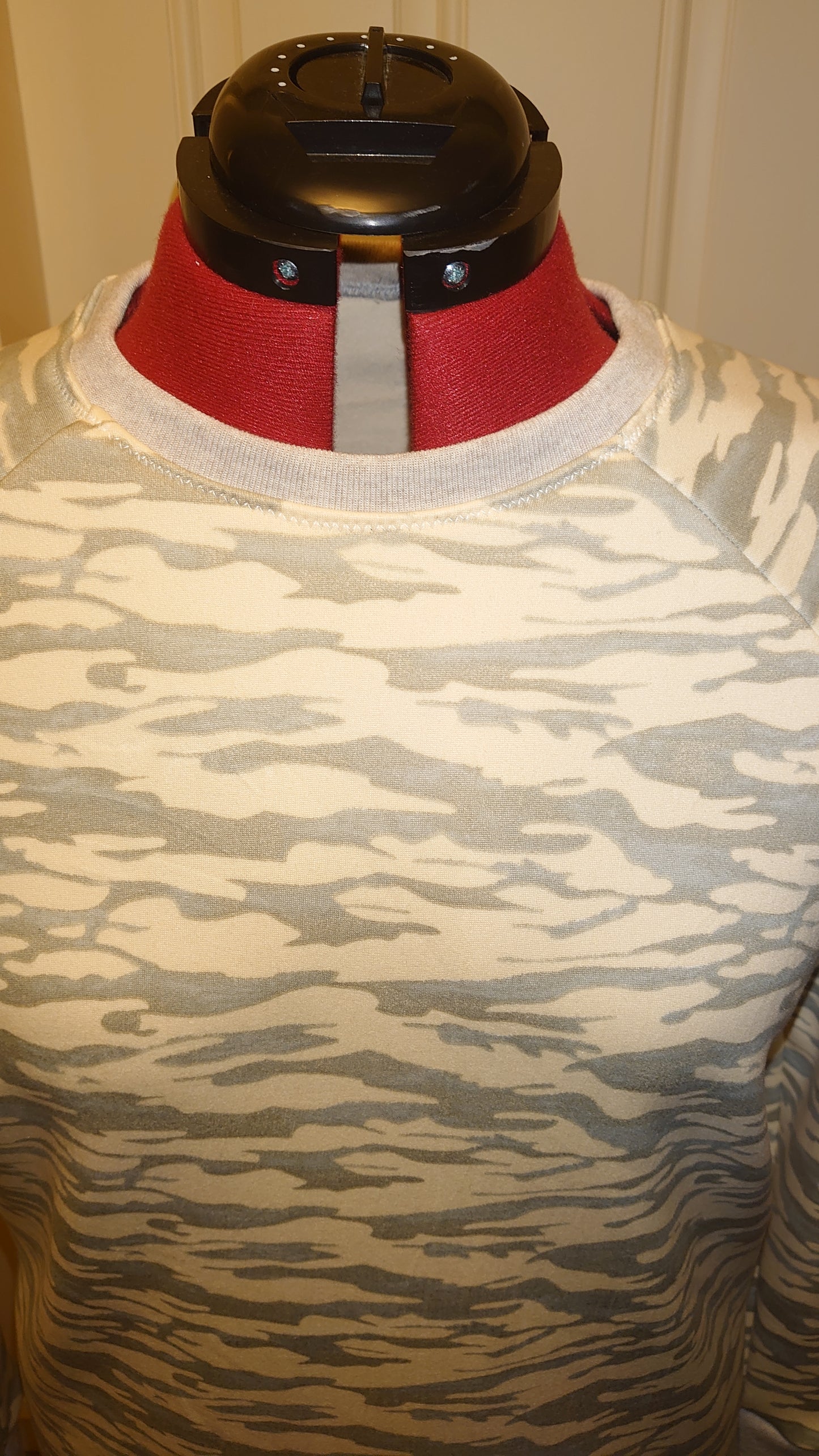 Camouflage Minkey Backed Alpine Fleece Sweatshirt