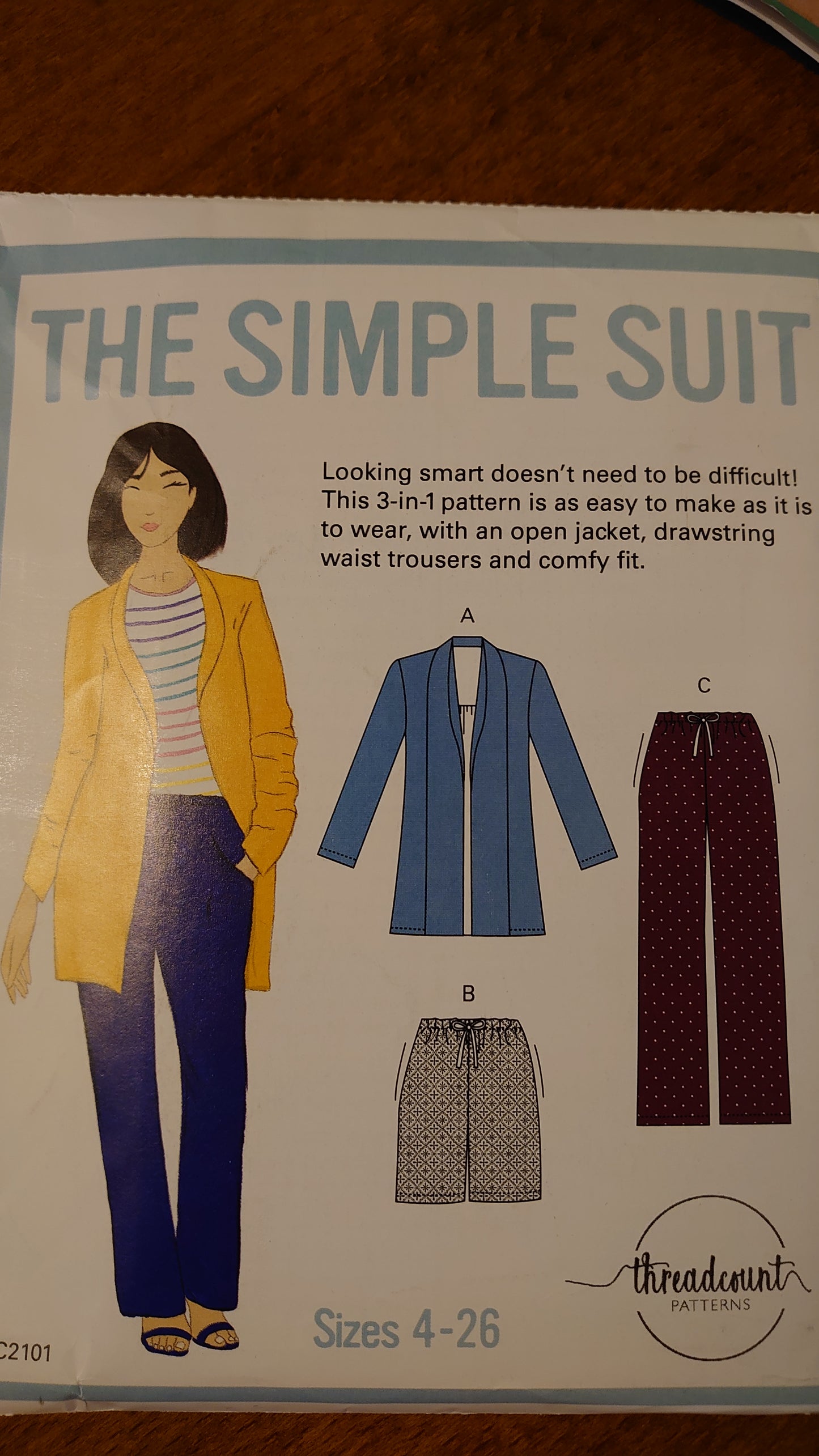 The Simple Suit Sewing Pattern