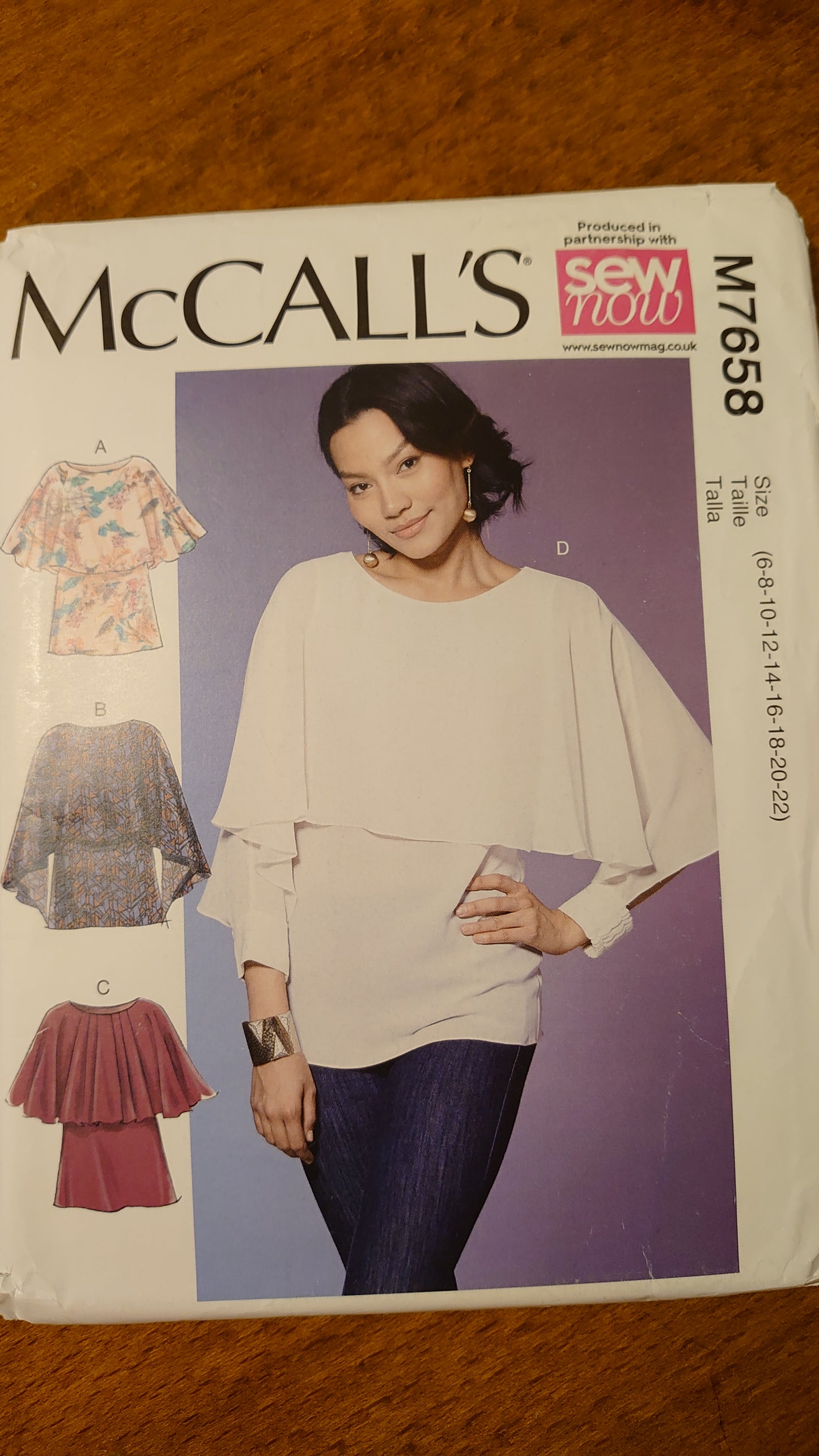 McCall's M7658 Sewing Pattern