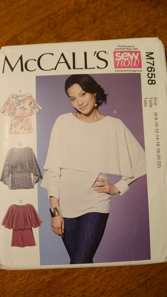 McCall's M7658 Sewing Pattern