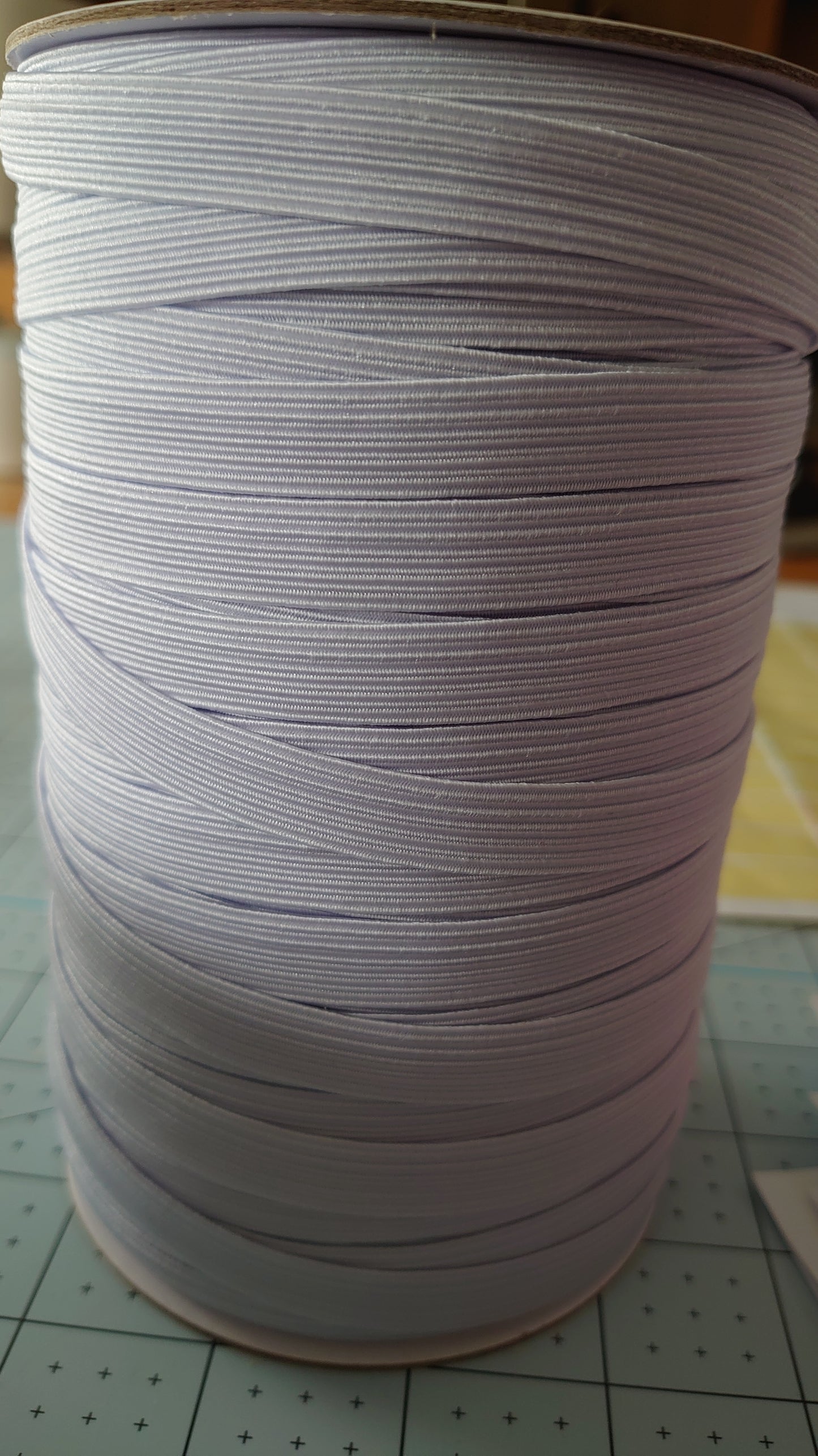 10mm Elastic - White