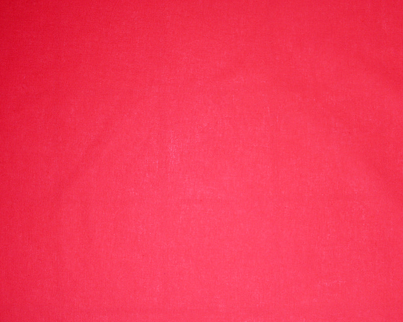 Plain Red 100% Cotton