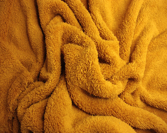Mustard Super Soft Cuddle Fleece