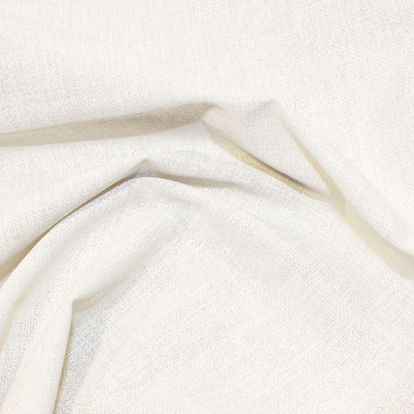 John Louden White Linen Texture Cotton Blender
